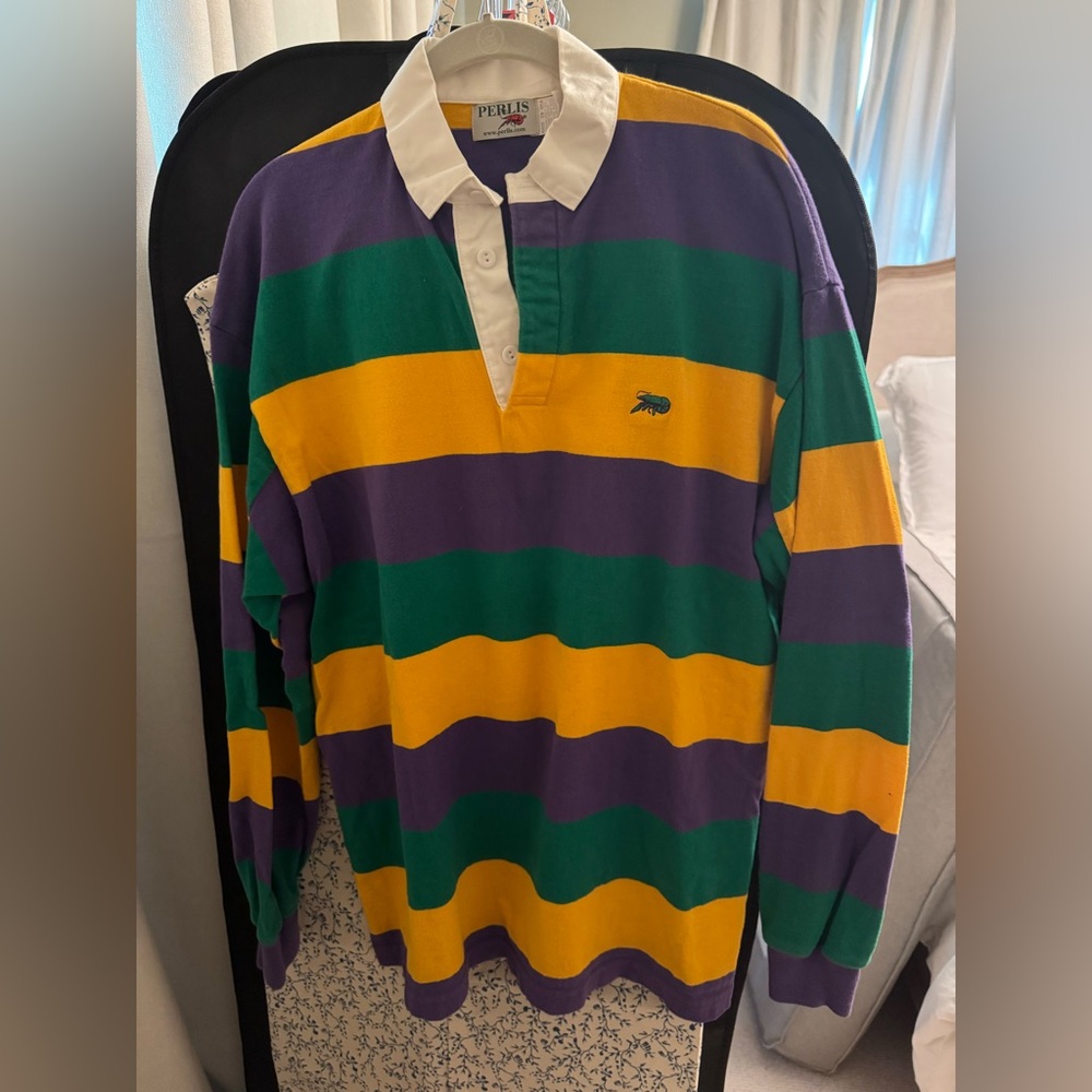 Perlis Mardi Gras Rugby Full Stripe shirt